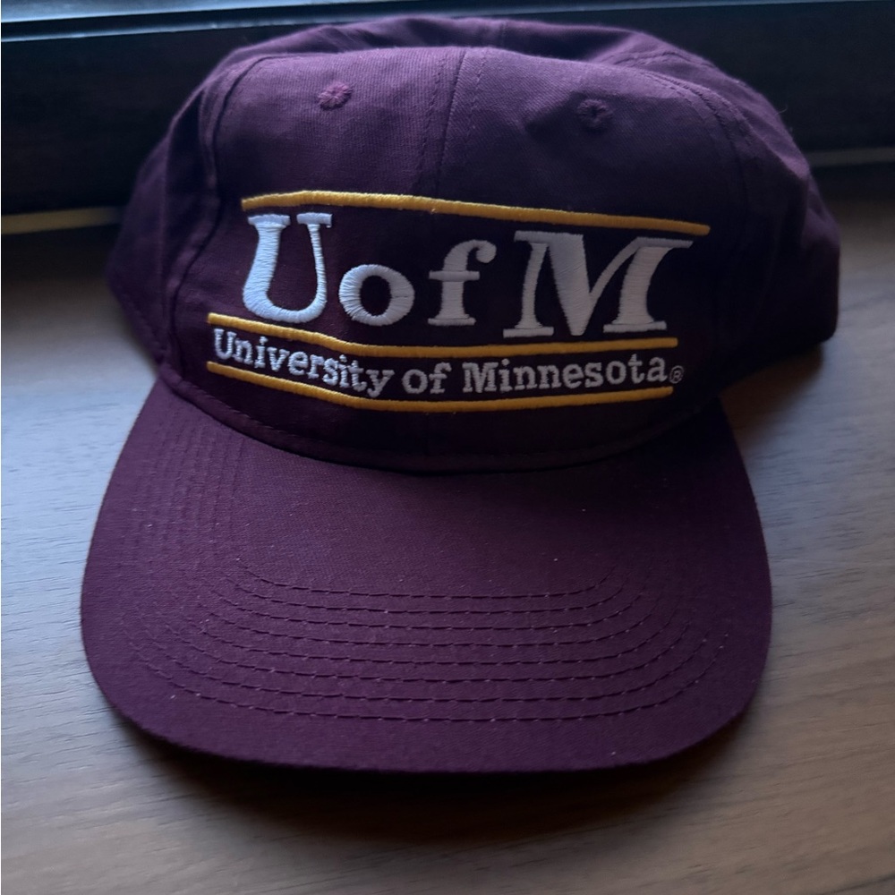 The Game Caps University Of Minnesota Golden Gophers Hat Maroon UofM